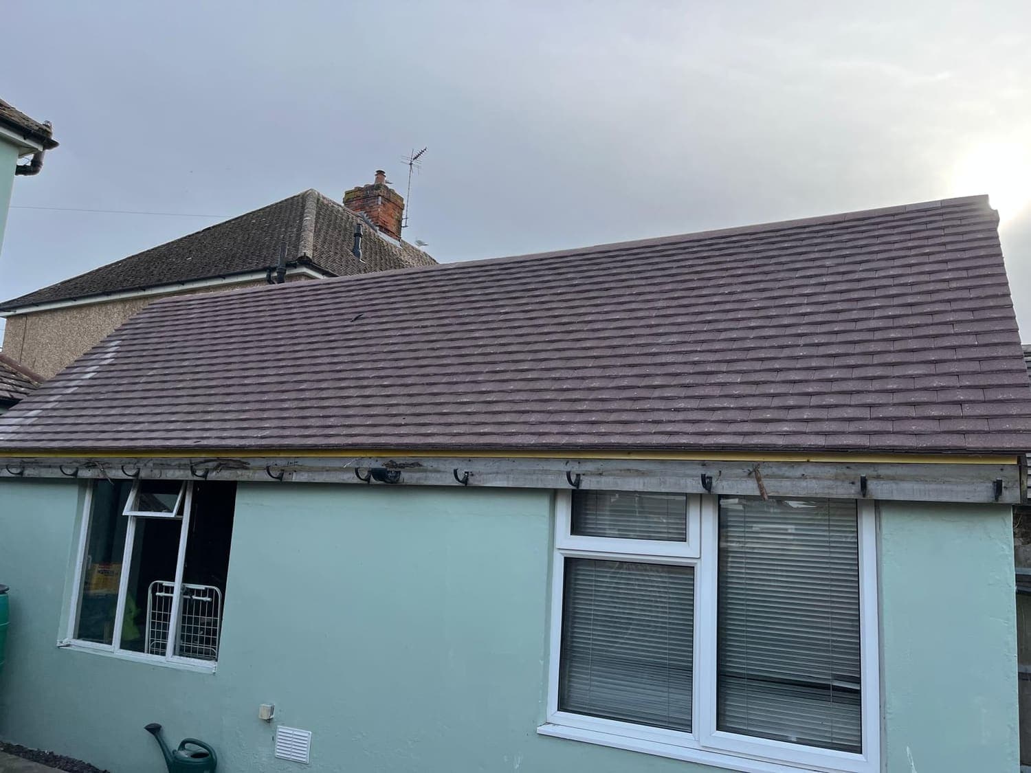 Completed tiled re-roof on a West Sussex home
